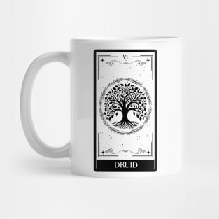 Druid Tarot Card D&D Nat 20 Dungeons & Dragons T-Shirt Black Mug